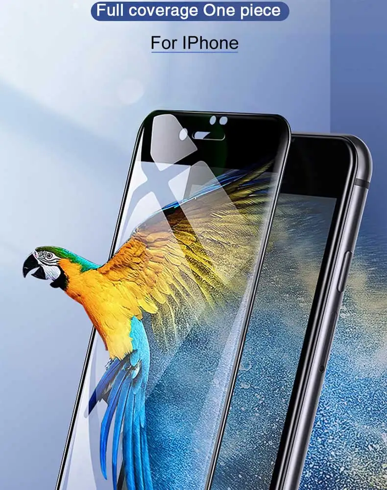 15D полное защитное стекло с закругленными краями для iPhone 6S 6 7 8 Plus X Защитное стекло для экрана на iPhone XS Max XR 5 5S SE 8 пленка