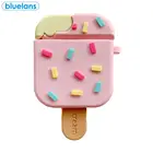 Беспроводная Bluetooth-гарнитура в форме милого шоколадного мороженого, силиконовый водонепроницаемый пыленепроницаемый защитный чехол для AirPods 12