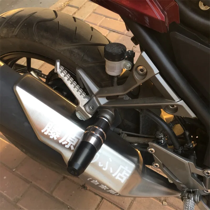 Быстрая доставка CNC рамка Краш колодки выхлопные Ползунки протектор для Kawasaki Z800