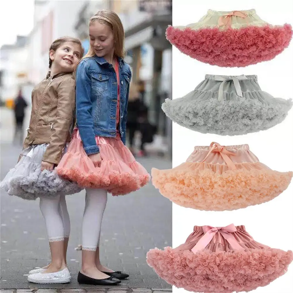 

Baby Girls Tutu Skirt Fluffy Children Ballet Kids Tutu Skirt Baby Girl Skirts Princess Tulle Party Dance Skirts Girls Clothing