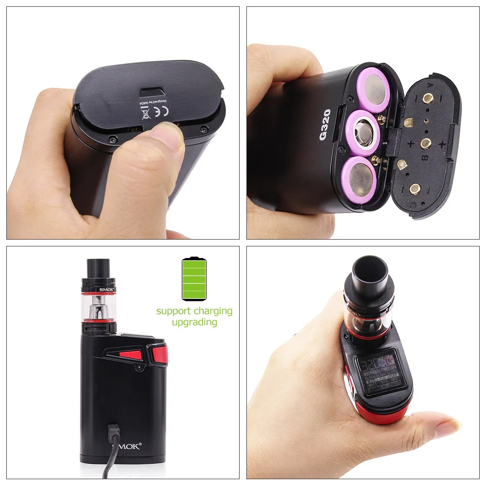SMOK Marshal G320 Огромный мощный бокс мод 320 Вт с 5 мл TFV8 Большой Детский Танк вейп