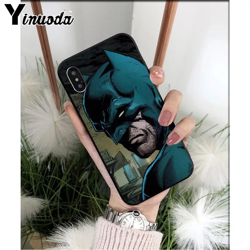 A13 Yinuoda Batman Joker Comic TPU Soft Silicone Phone Case Cover for iPhone 8 7 6 6S Plus 5 5S SE XR X XS MAX Coque Shell - Цвет: A13