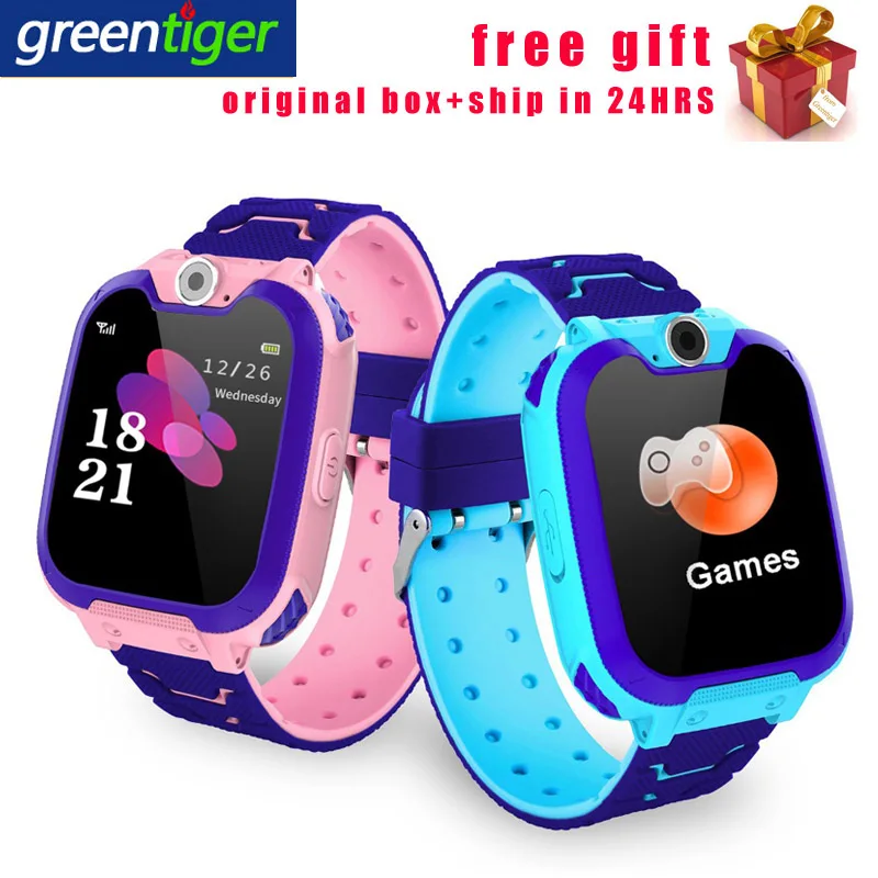 Умные часы KG10 для детей с сенсорным экраном камера игра музыка сигнал SOS детские