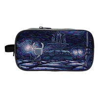 hollow knight pencil box 3d large capacity double layer zippers pencil case multifunction storage bag pen box kid stationery bag
