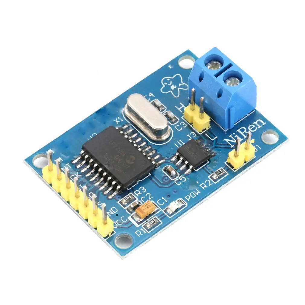 DC 5V MCP2515 CAN V2.0B Bus Module TJA1050 Receiver SPI49 Interface Control Resistors Board For Arduino DIY MCU ARM controller |
