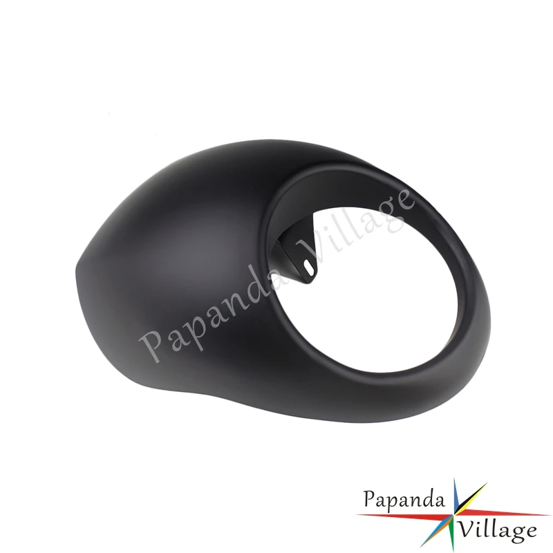 5.75&quot Headlight Fairing Custom Retro 5-3/4&quot Front Light Mask Cowl for Harley Sportster Dyna Touring XL Street Bob FX FXD FXBB - купить