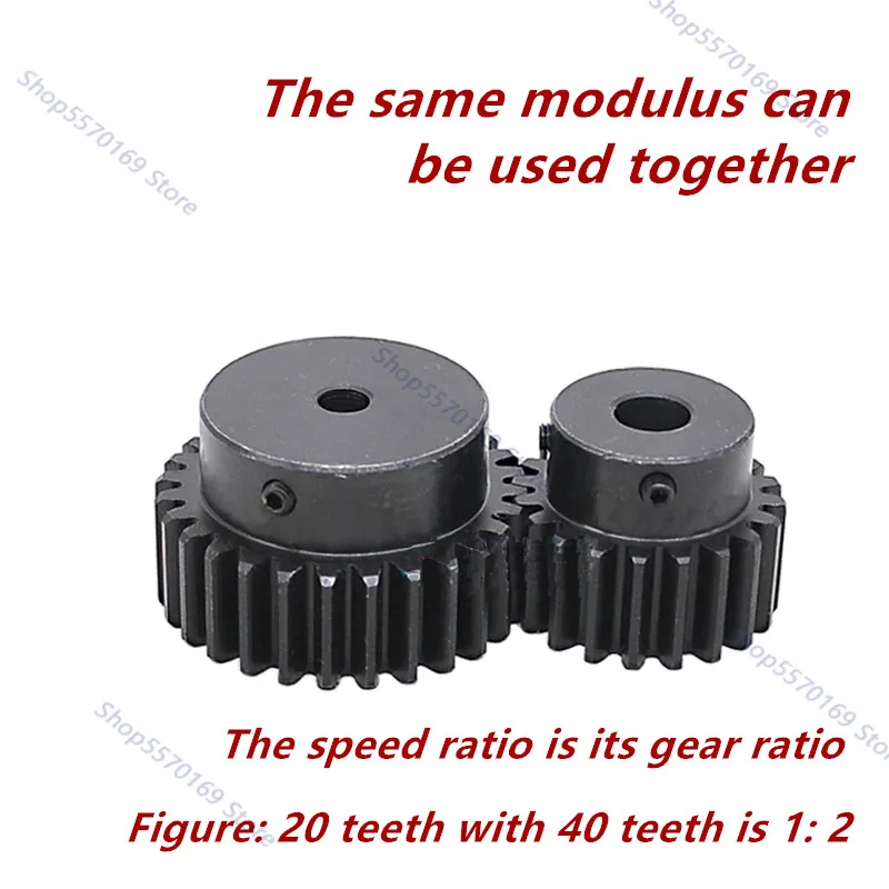 1 шт. зубчатая шестерня с прямым зубчатым двигателем 2 M = 20T 22T 23T 24T R Teeth 45 # стальная