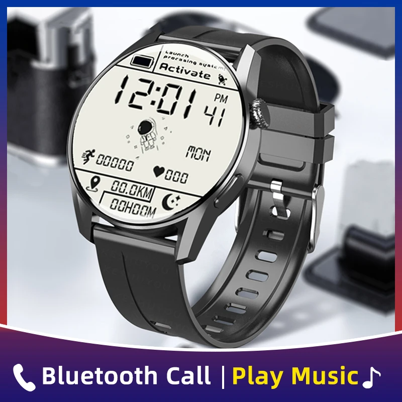 KESHUYOU Смарт часы мужские спортивные фитнес пульсометр водостойкие Bluetooth для