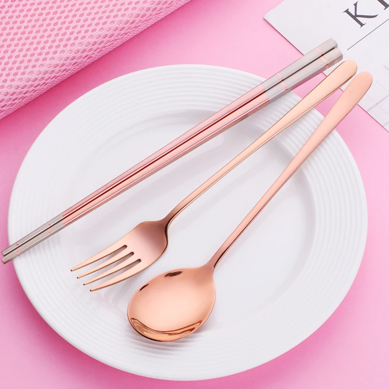 5 шт./компл. 18/8 палочки для еды из нержавеющей стали|Столовые сервизы| |