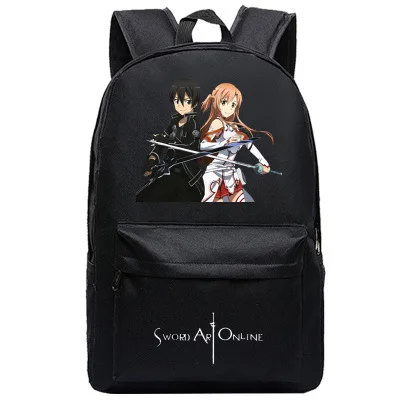 Школьная сумка через плечо Sword Art Online SAO рюкзак для косплея дорожный ноутбука