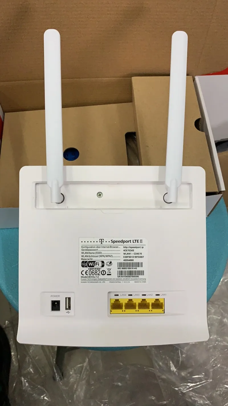 Разблокированный Wi-Fi-роутер HUAWEI B593 внешняя идентификация 4G LTE точка доступа