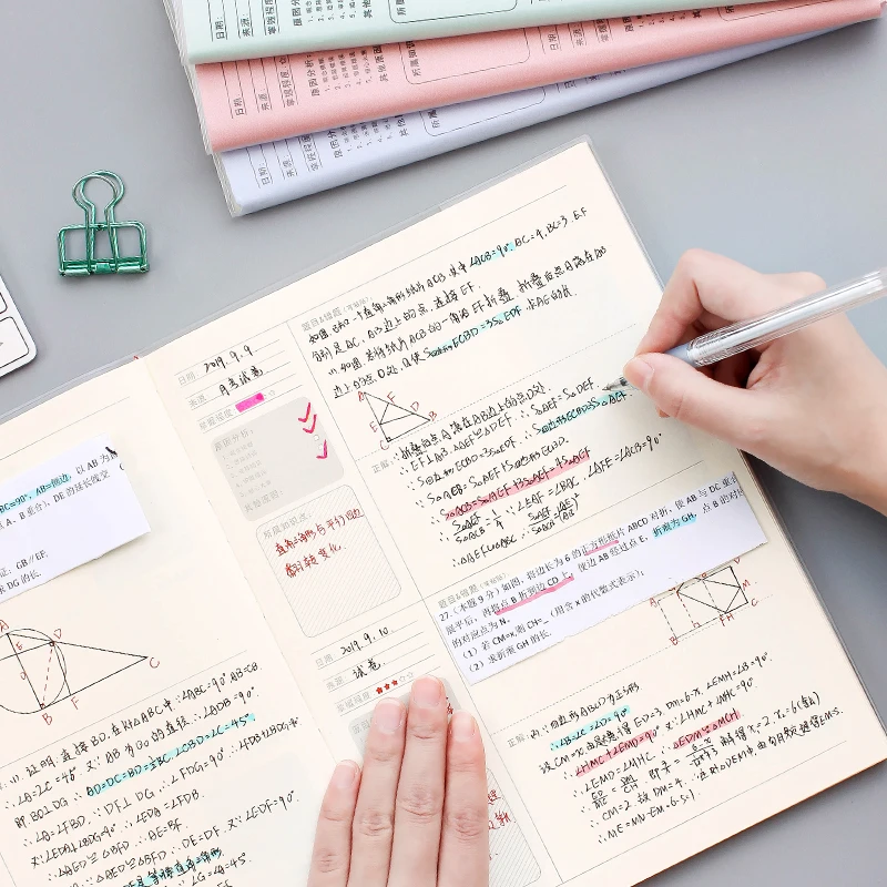 Резиновый рукав для Тетрадь неправильно Книга Студент толстый блокнот Язык