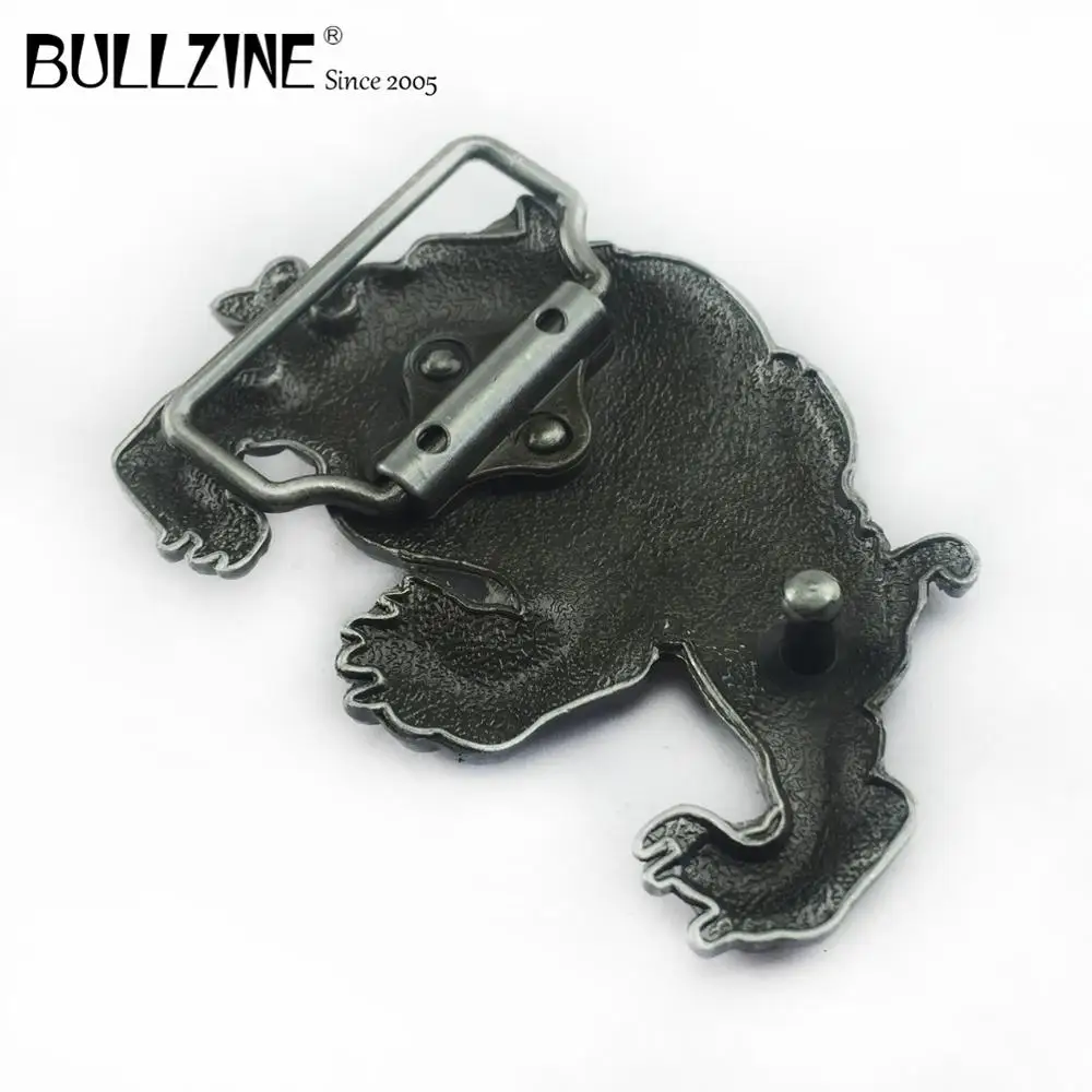 В Bullzine бульдог пряжки ремня с оловянной отделкой эмаль FP-02211 подходит для детей на