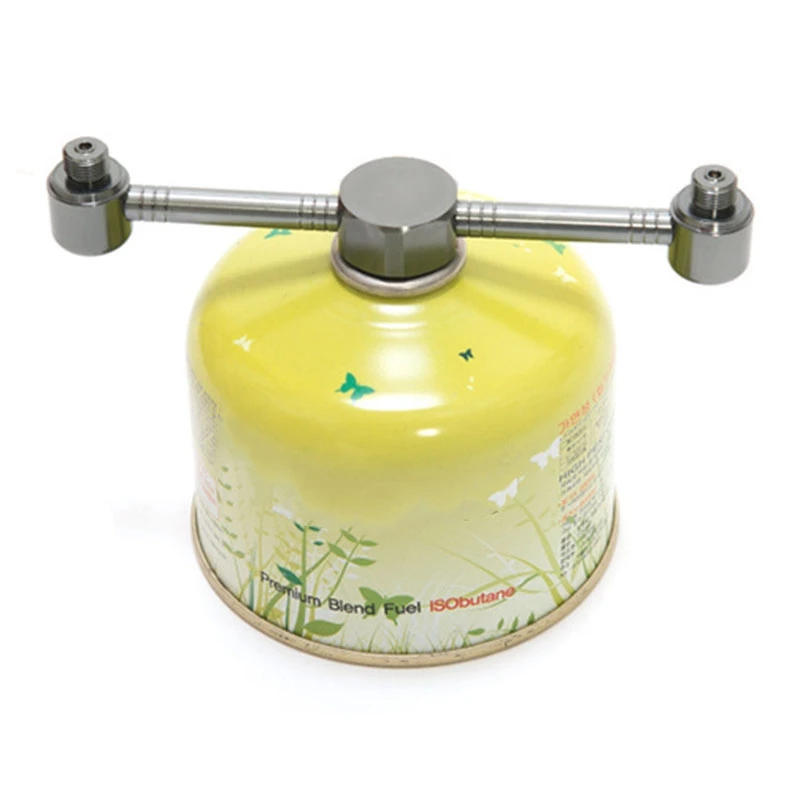 Походная печка адаптер ISO-Бутана Танк сплиттер LPG клапаны способ газ в комплект