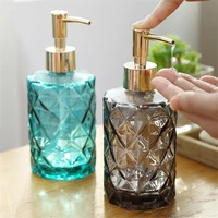 330ml glass soap dispenser bottle for shampoo hand washing body cream hair conditioner bathroom liquid refill storage sub bottle