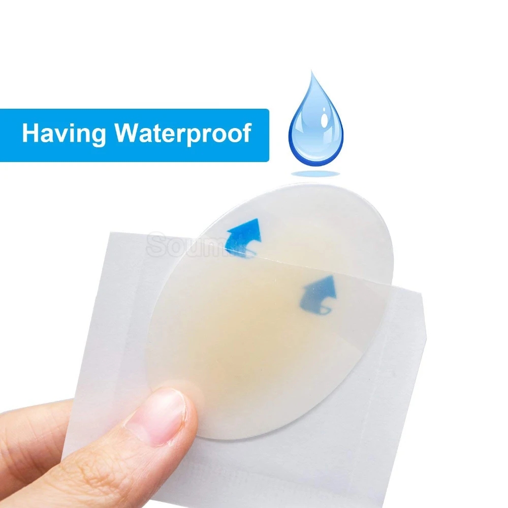 5 шт. противоизносные гелевые наклейки на пятку водонепроницаемые накладки пятки