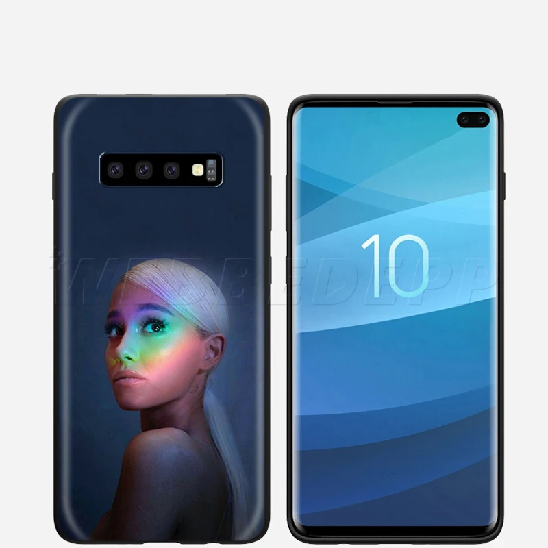 Чехол Webbedepp с искусством Ariana Grande для Samsung Galaxy S7 S8 S9 S10 Plus Edge Note 10 8 9 A10 A20 A30 A40 A50 A60 A70.