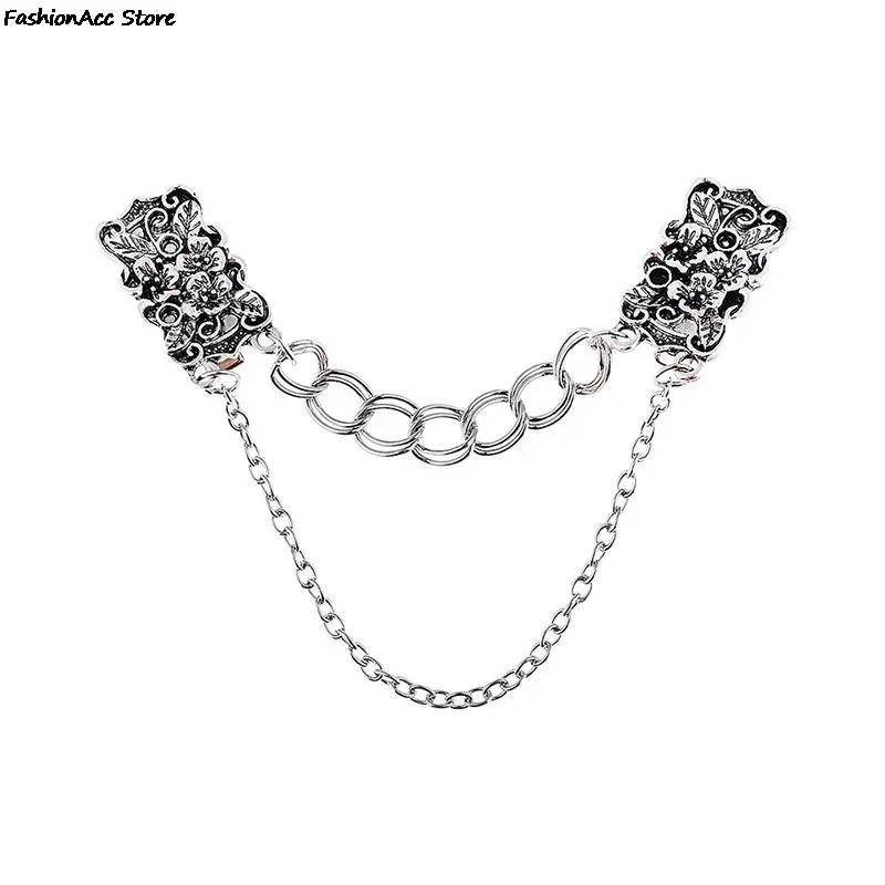 Кардиган Свитер блузка брошь для шали рубашка воротник Ретро стиль утка зажим