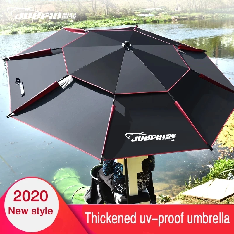 2.0-2.6M Parasol Fishing Umbrella Outdoor Camping Use Detachable Adjustment Direction Sun Shade Rainproof