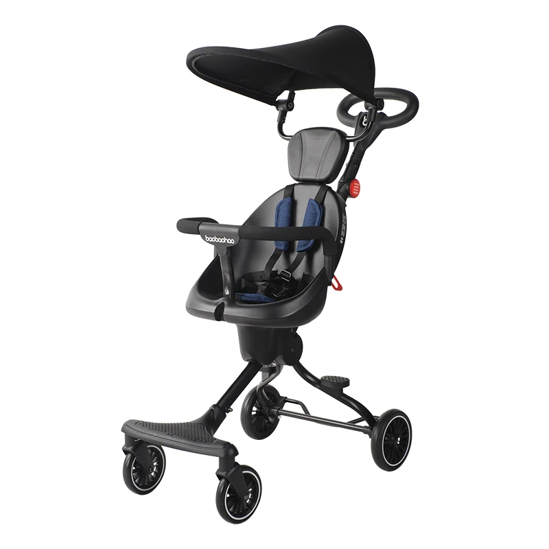 Baby Stroller Foldable Lightweight Two-way Four-wheel High Landscape Children Slip Baby Artifact for Baby Buggy