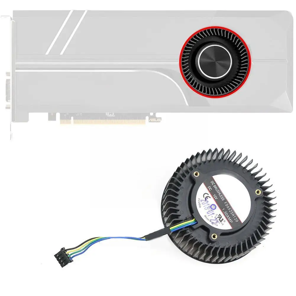 Запасные кулеры для ASUS TURBO-GTX 1080ti 1080 1070 1070ti 1060 TURBO запчасти ремонта видеокарты Q7I1 |