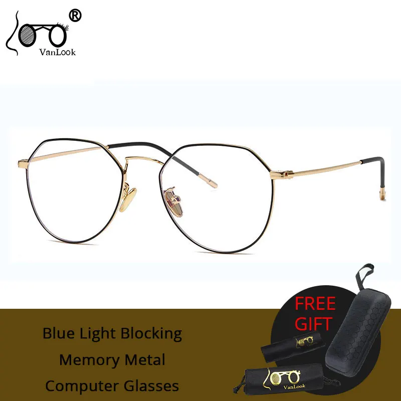 Синие светящиеся блокирующие Компьютерные очки для мужчин и женщин прозрачная