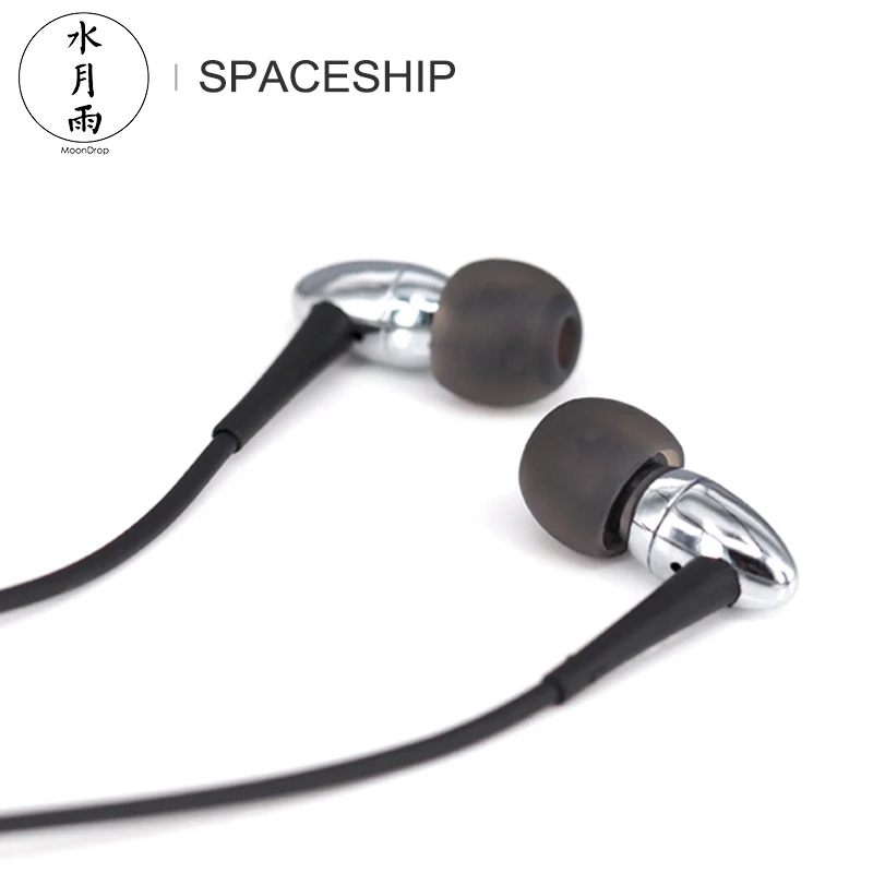 

Наушники-вкладыши Moondrop, Hi-Fi, с динамическим драйвером, диафрагма разной жесткости, хромированная латунь