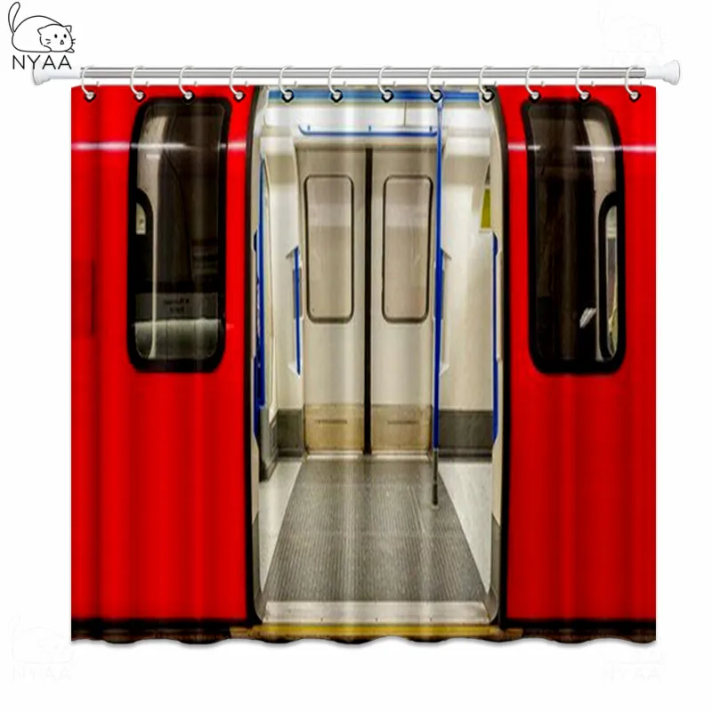 Занавески для подземной душа NYAA London водонепроницаемая шторка из полиэстера