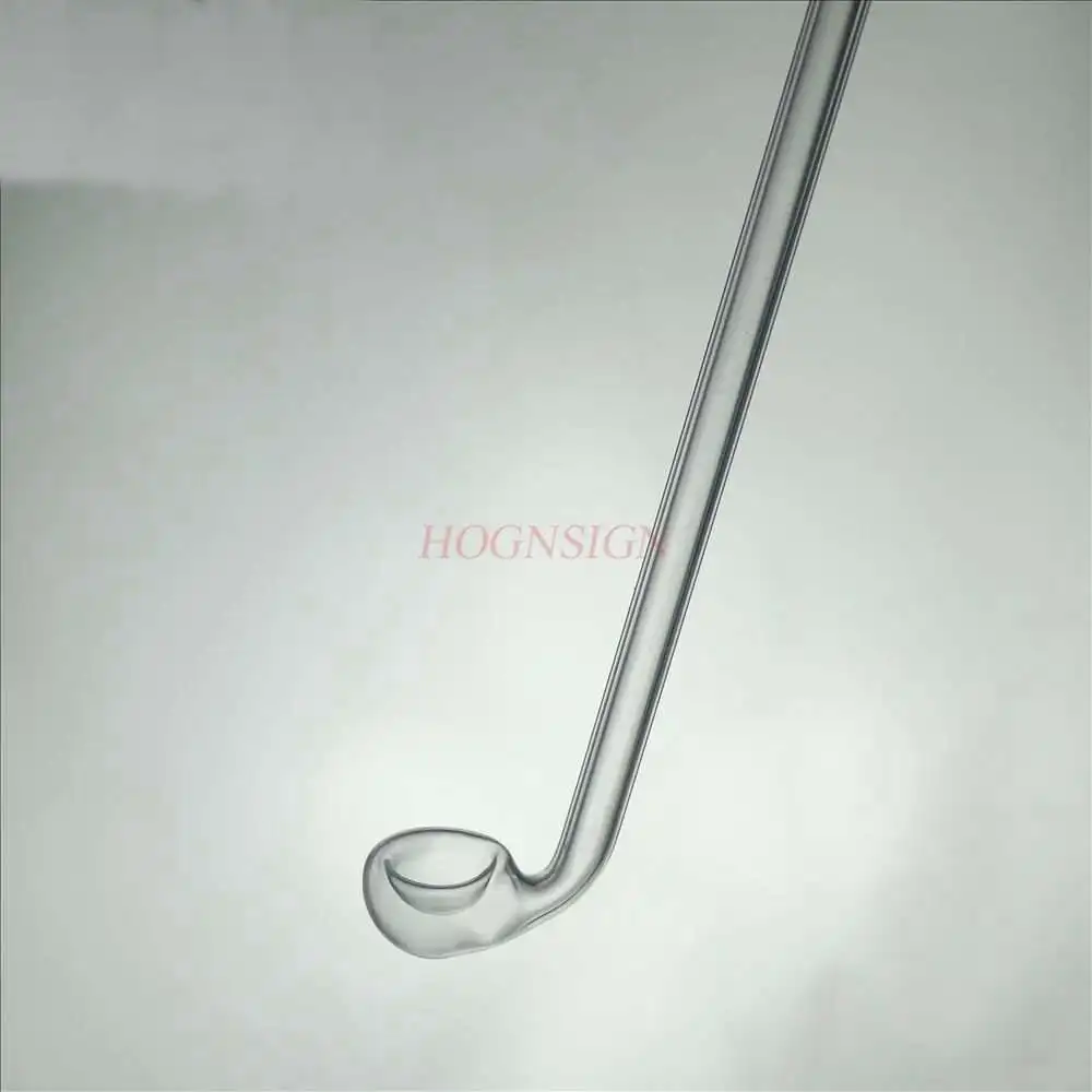 Science маленькие производственные материалы стеклянная ложка для сжигания средней