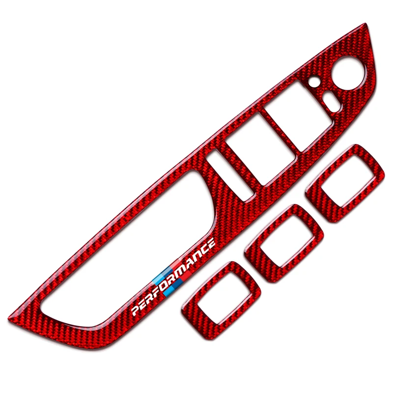 Наклейка из углеродного волокна для стеклоподъемника автомобиля переключатель