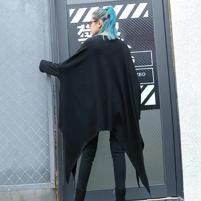 CHCIEVER осенние женские футболки для женщин Топ женский подол неправильной формы