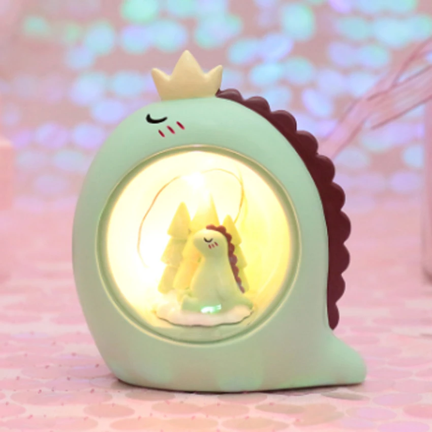 Мультяшные креативные ночные светильники с единорогом украшение для комнаты и