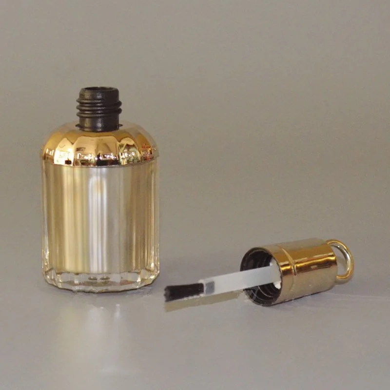 10 мл Пустые Золотые бутылки с маслом для ногтей многоразовые Акриловые Гель лаки
