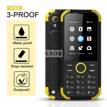 EAOR IP68 Waterproof Rugged Phone 2.8 inch Feature Phone 2800mAh Big Battery Mobile Phone Dual SIM Card Outdoor Dustproof Phone