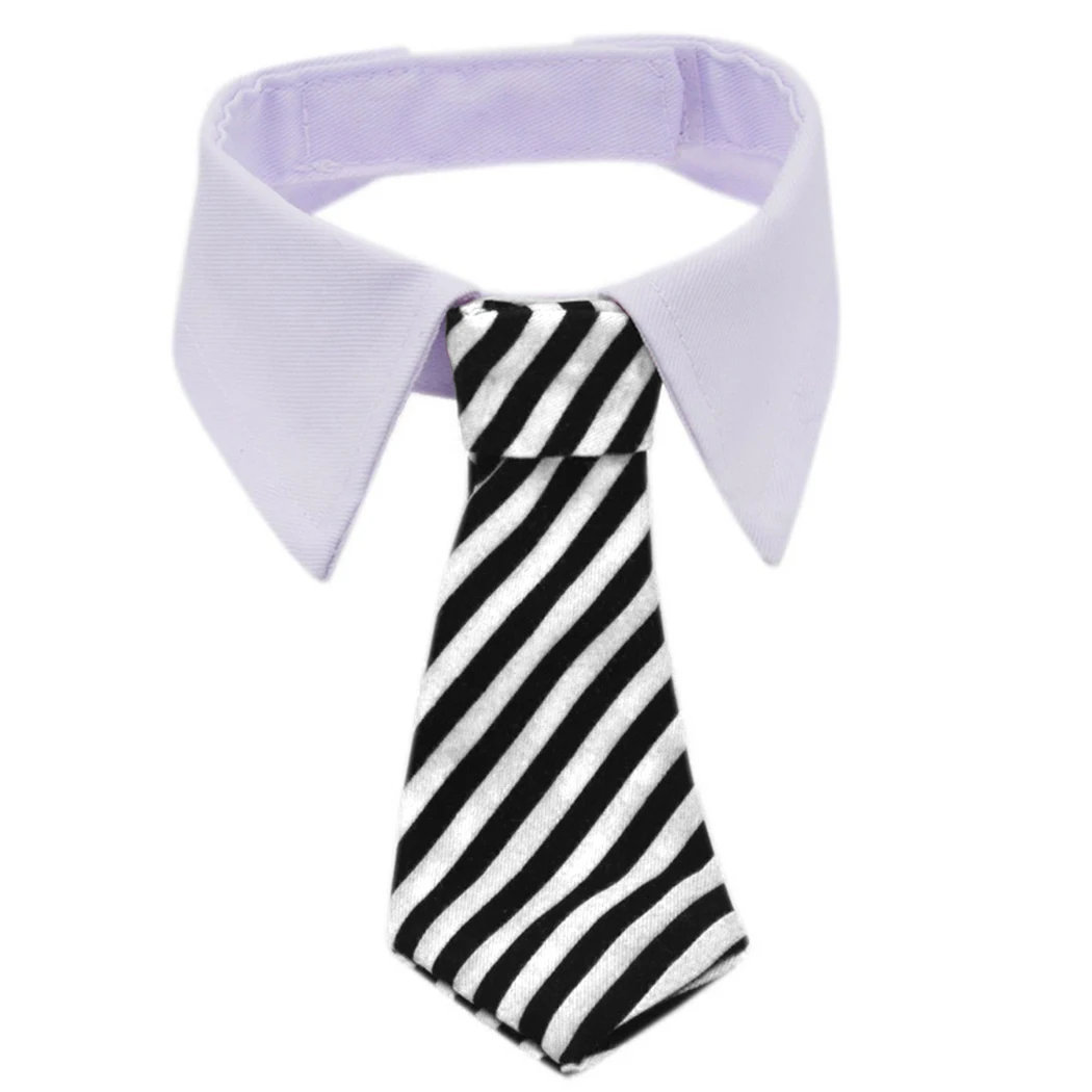 1 шт. галстук для животных декоративный милый в полоску кошки собачий товары