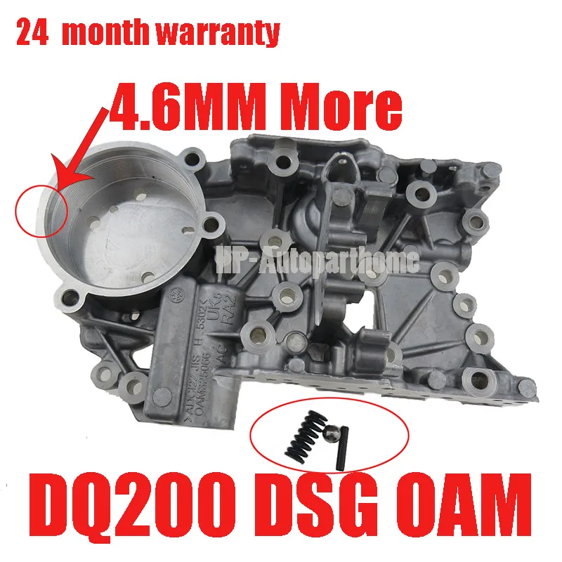 Армейский зеленый Толстый 4,6 мм DSG DQ200 0 0AM325066AE 0AM325066R накапливаться Корпус+ прокладки для VW Audi Skoda OCTAVIA III 7-скорость 0AM325066AC 0AM325066C - Цвет: Армейский зеленый