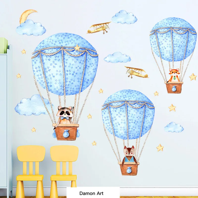 Шар животных Наклейка на стену с изображением героев из мульфильмов для детей