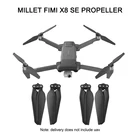 Пропеллеры для FIMI X8 SE 2 шт., запасные части для радиоуправляемого квадрокоптера, быстросъемные складные пропеллеры, запасные части для дрона Xiaomi