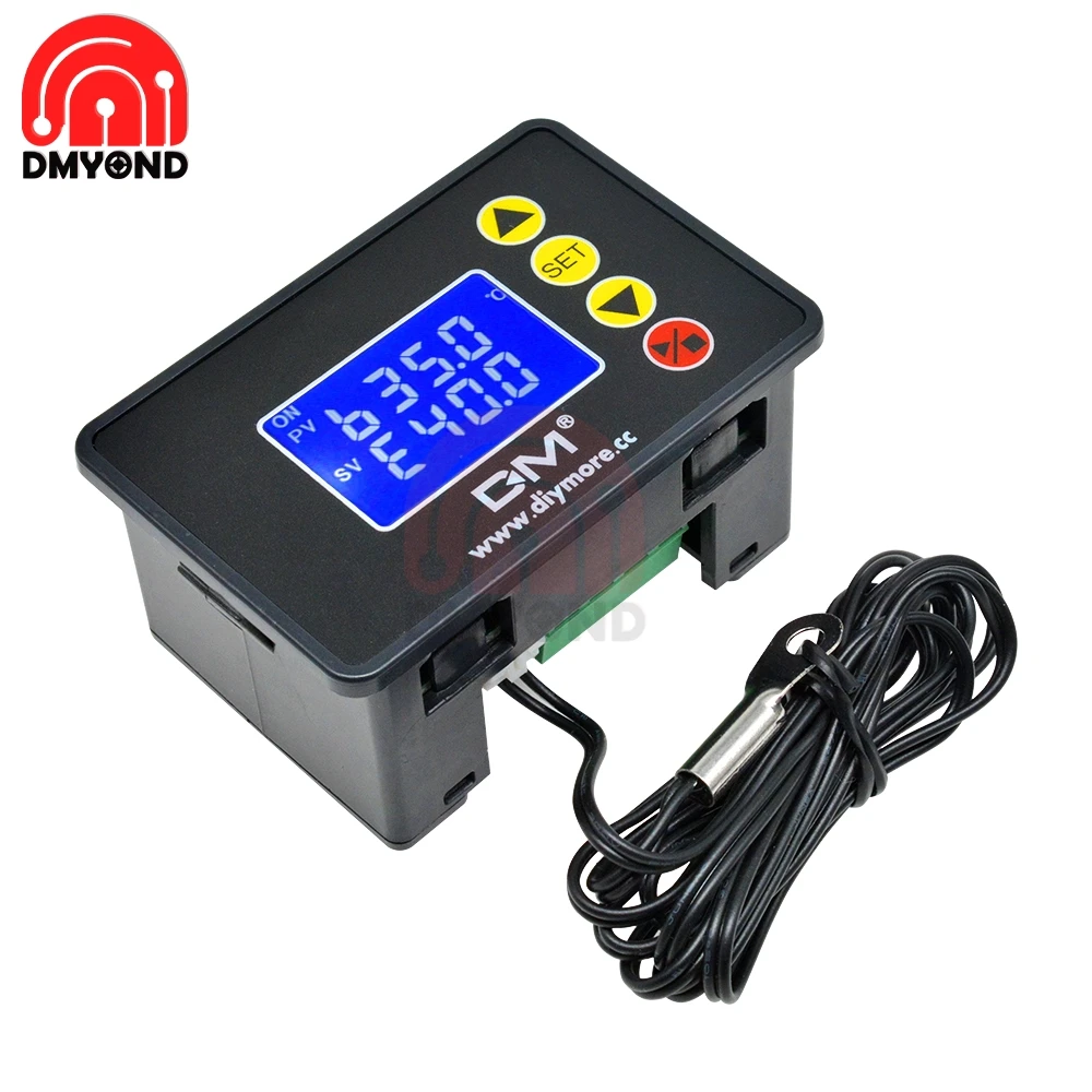 DC 24 В 1 37 &quotЖК дисплей микрокомпьютер модуль контроля температуры Термостат