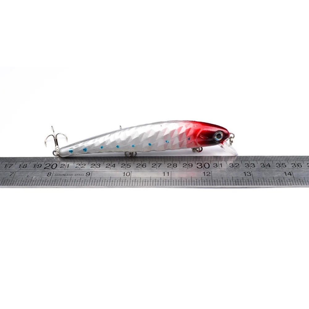 1 шт. морской рыбалки Minnow приманки 6 # крюк 120 мм/15 г искусственная приманка