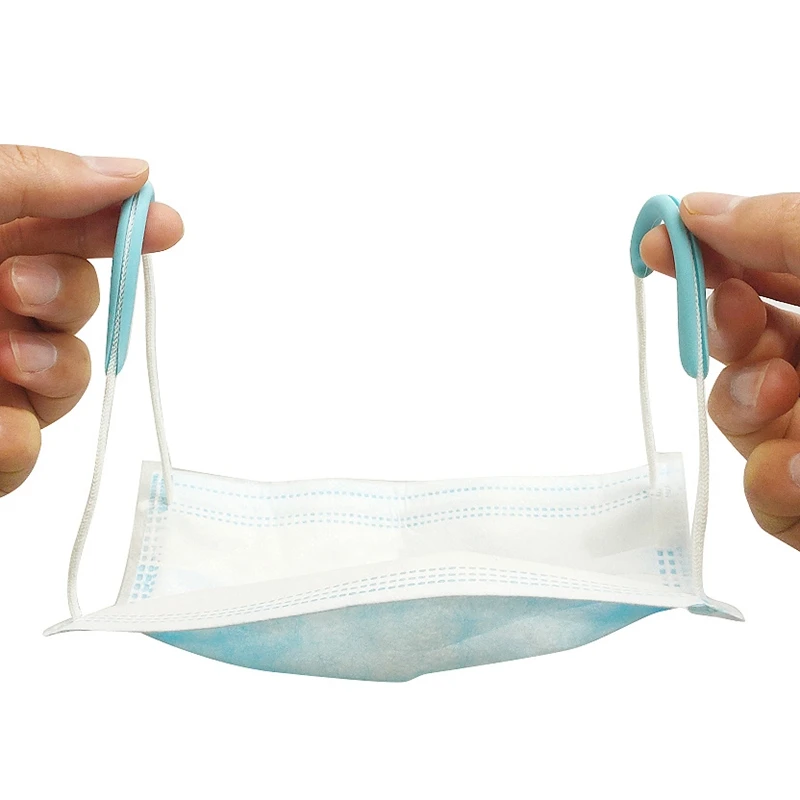 Универсальная маска для взрослых и детей 3 пары защита ушей от протечек