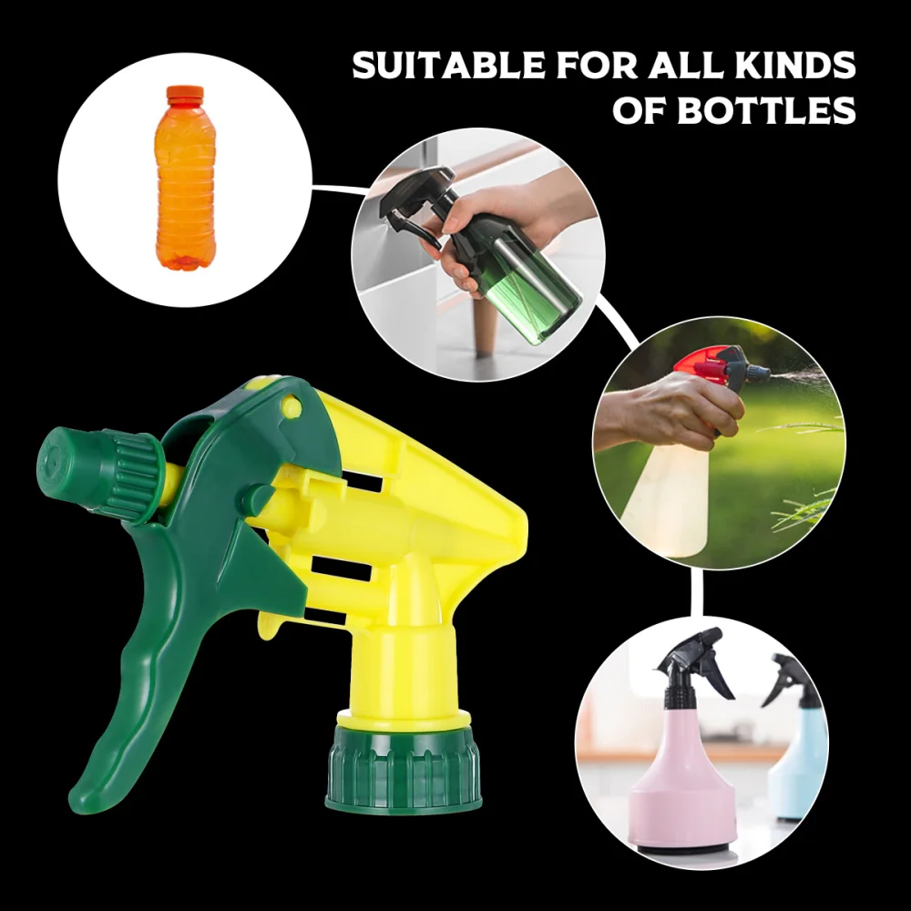 

DOITOOL 10 Pcs Universal Spray Bottle Trigger Replacement Spray Nozzles Thicken Sprayer Replacement Trigger Spray Tops