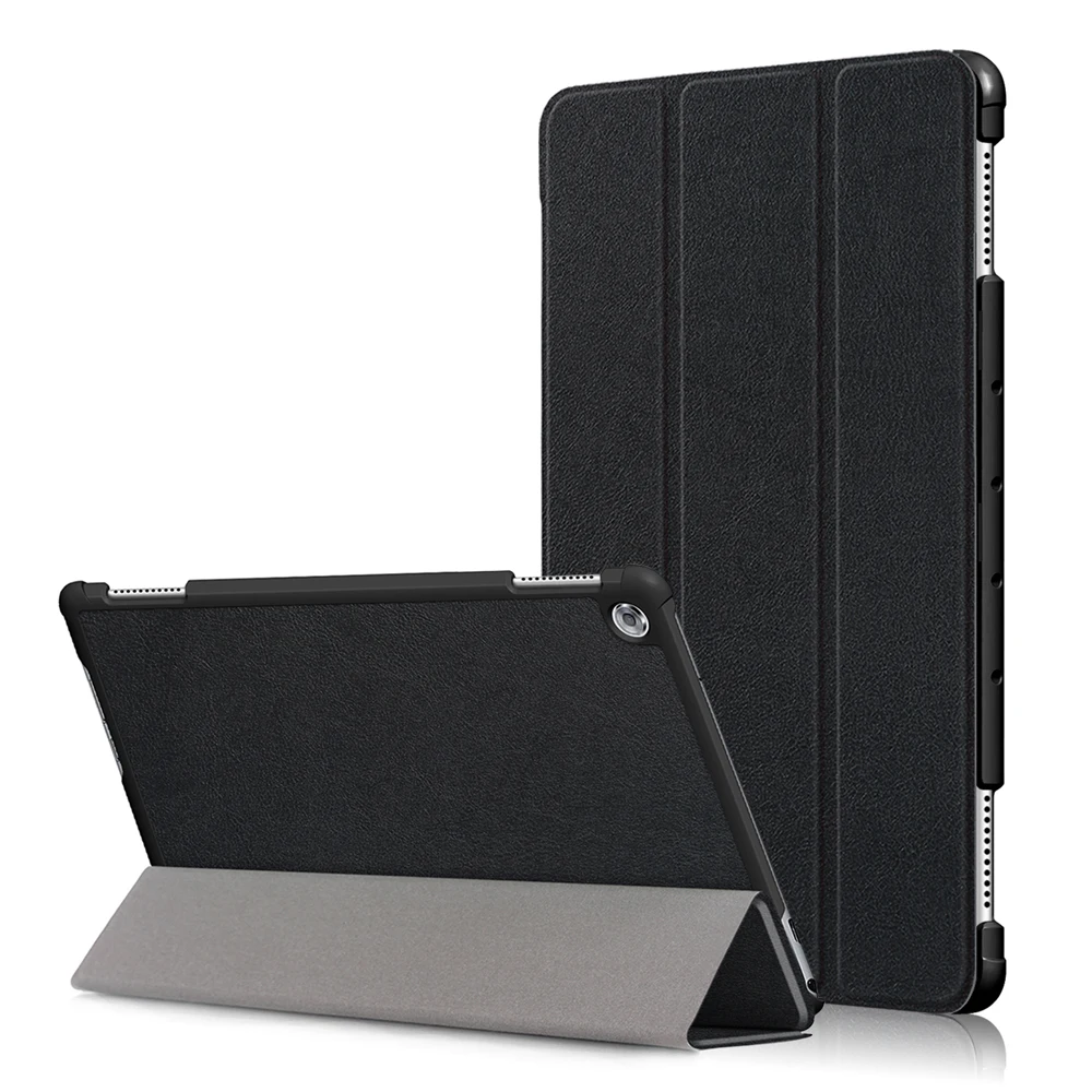

Тонкий чехол для Huawei MediaPad M5 Lite 10, складная подставка из искусственной кожи для планшета Huawei MediaPad M5 Lite 10,1 дюйма