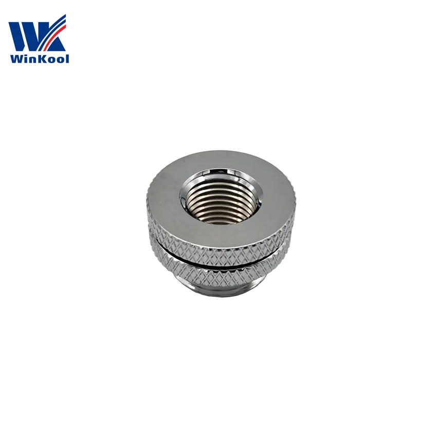 WinKool G1/4 &quotПереборка проходной фитинг/наполнитель Черный Серебряный разные цвета