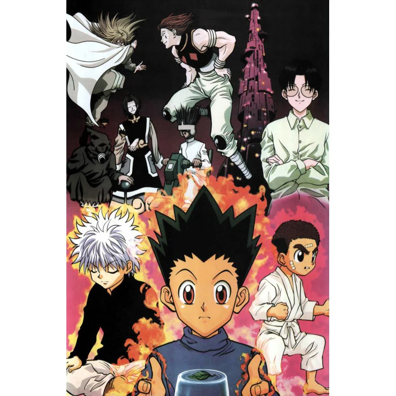 Хорошая HUNTER×HUNTER аниме постер из шелковой ткани Wall Art печати плакатов картина