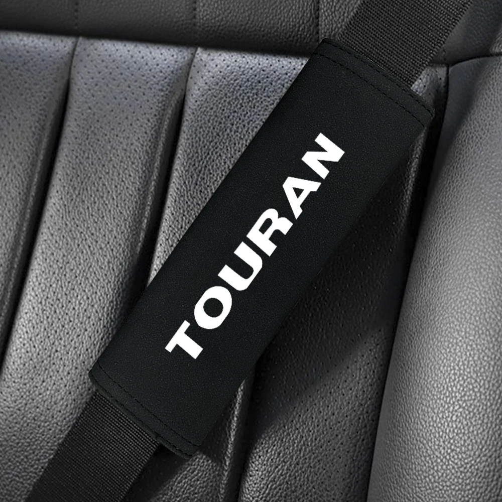 2pcs For VW Volkswagen Touran 1 2 2021 2020 2019 2018 2017 2016 2015 -2003 Car Badge Seat Belt Shoulder Protection Cushion | Автомобили и
