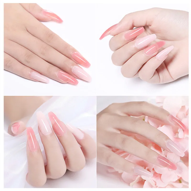 

1bottle 20ml Poly Polish Gel Liquid Slip Solution Quick Builder Gel Nails Permanent Clear Acrylic Nail Art Extension Gel