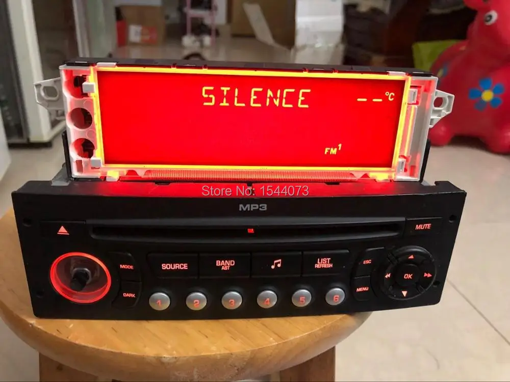 Оригинальный экран с поддержкой USB Aux дисплей монитор 12 pin для Peugeot 307 (некоторые