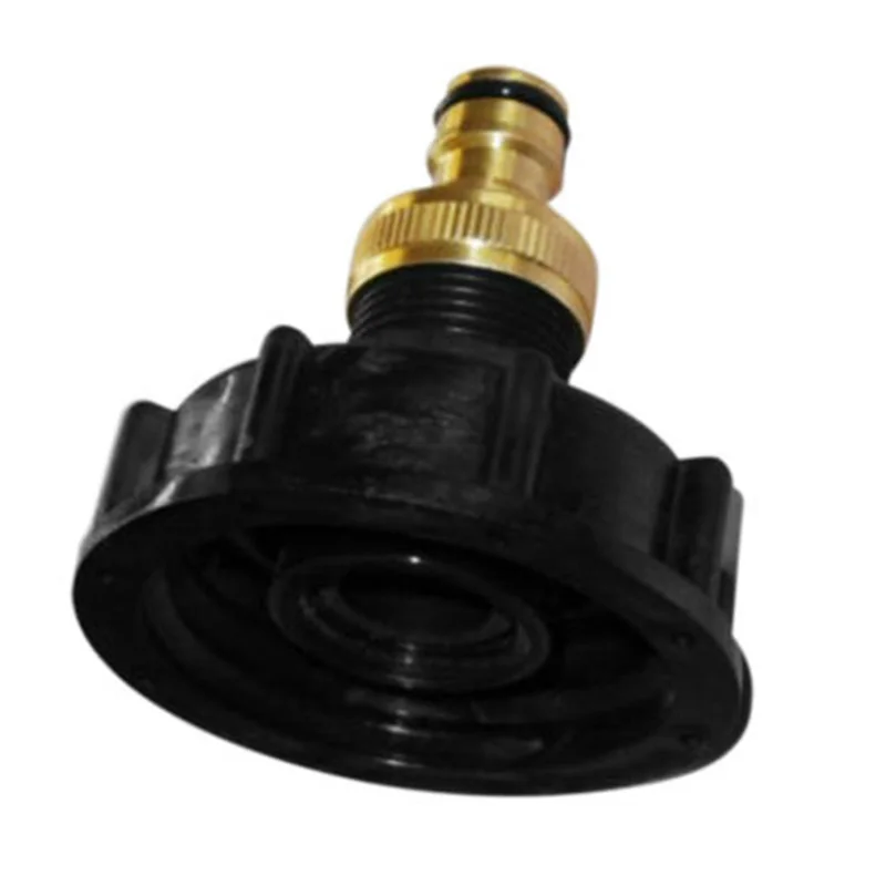 

Black Tank Adapter Water ton barrel Connector 3/4" Replacement Part Tool