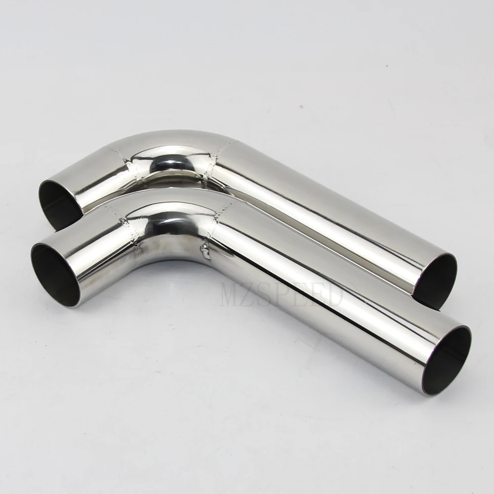 

Free Shipping 304 stainless steel elbow 90 degree pipe 38mm 51mm 63mm 70mm 76mm welded polished nozzles